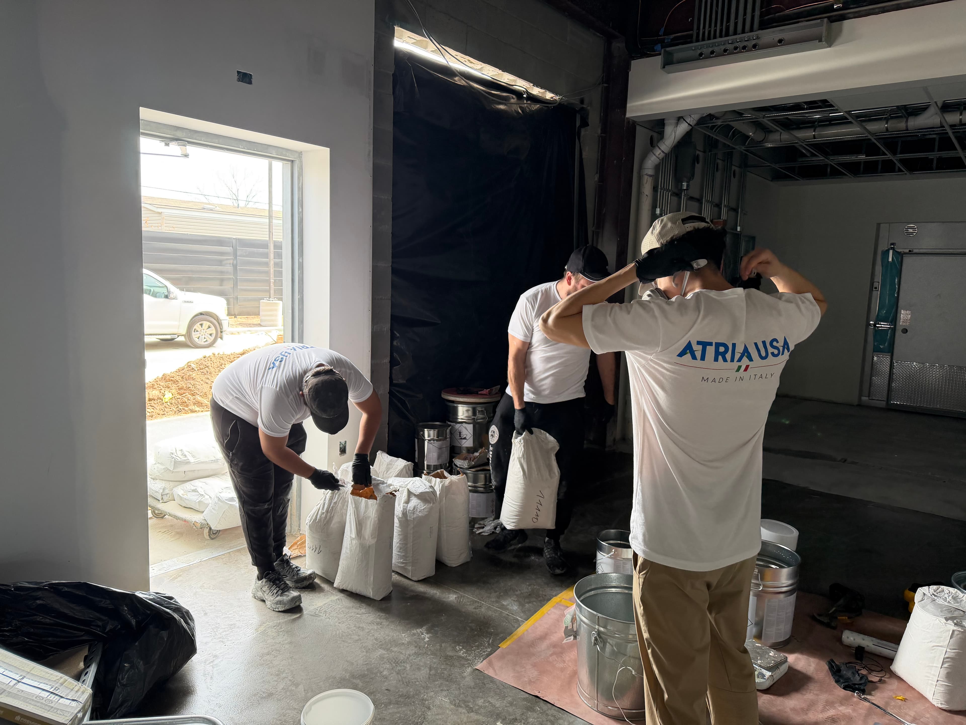 Dallas crew on-site