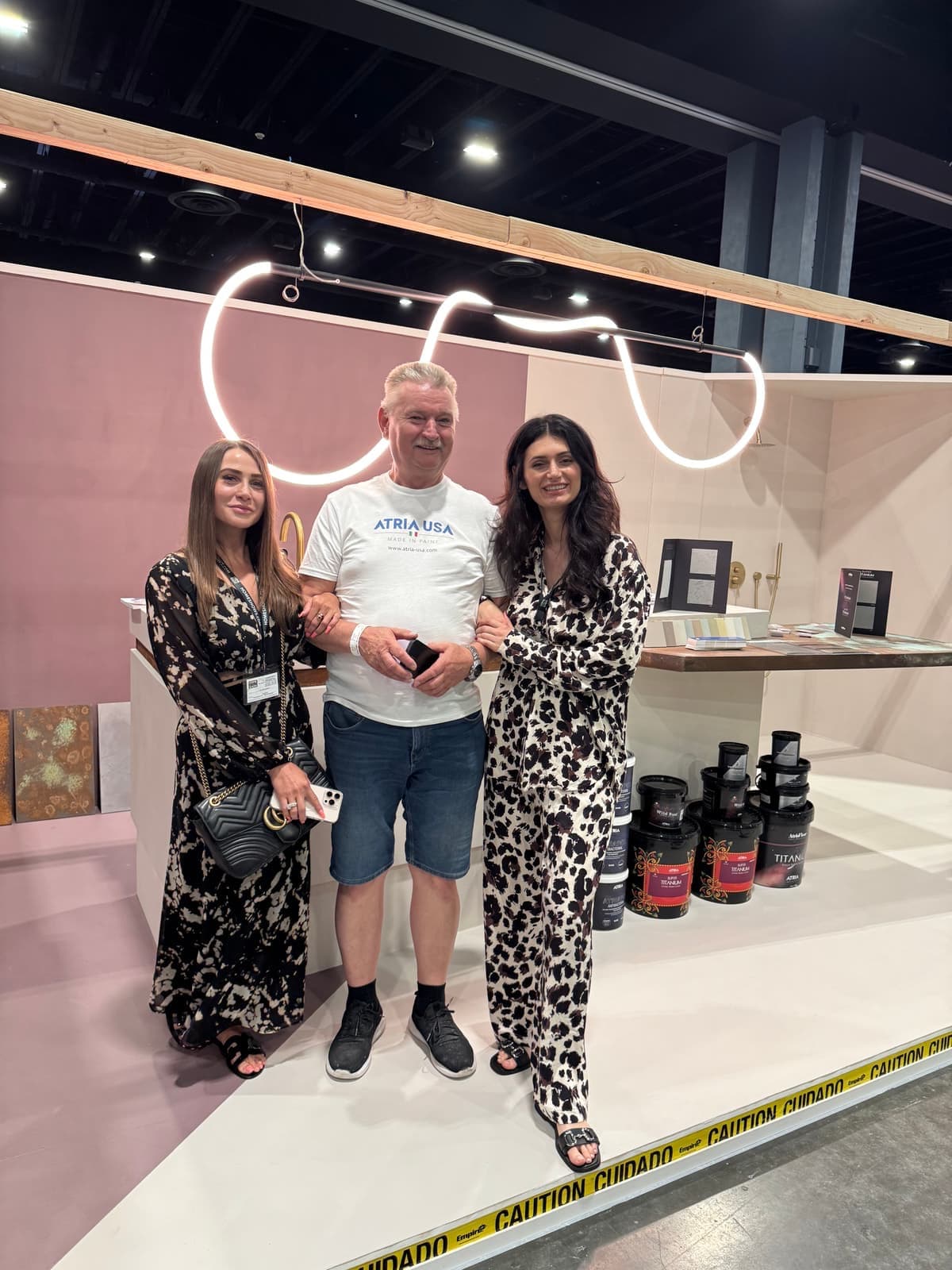 ATRIA USA team at trade show booth