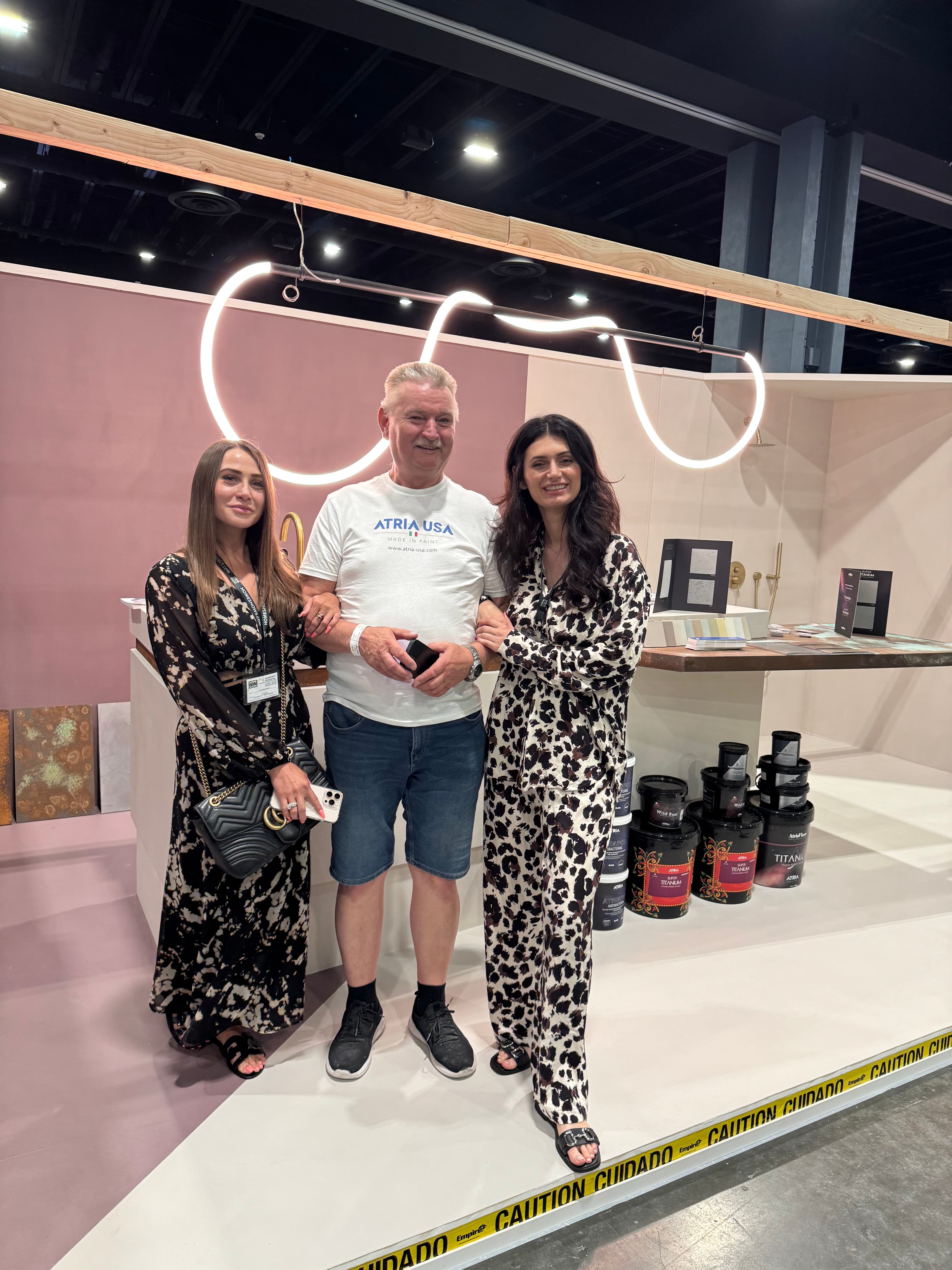 ATRIA USA team at trade show booth