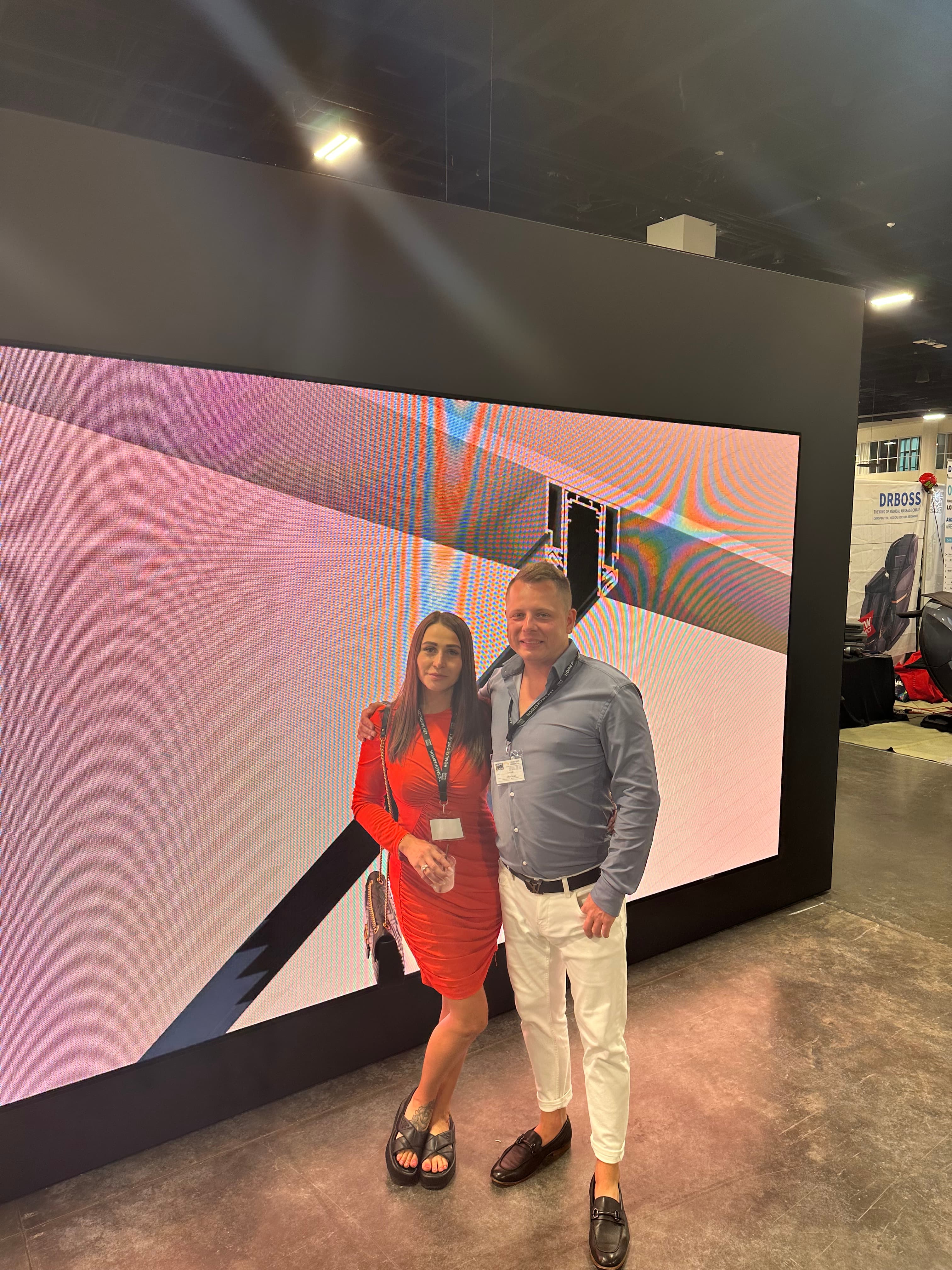 Lena & Tom at trade show