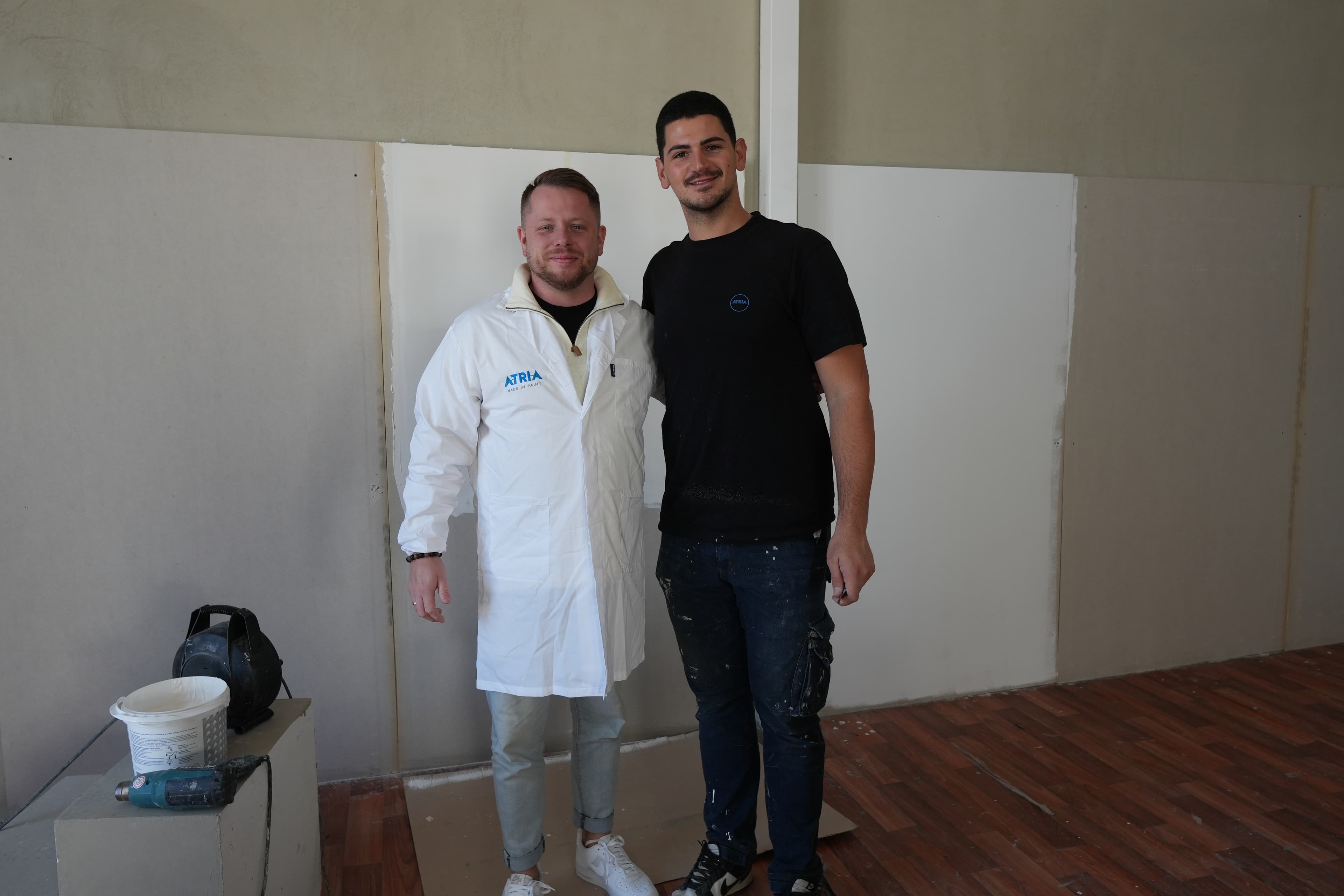 Tom with Nikola Atria at Colorificio Atria