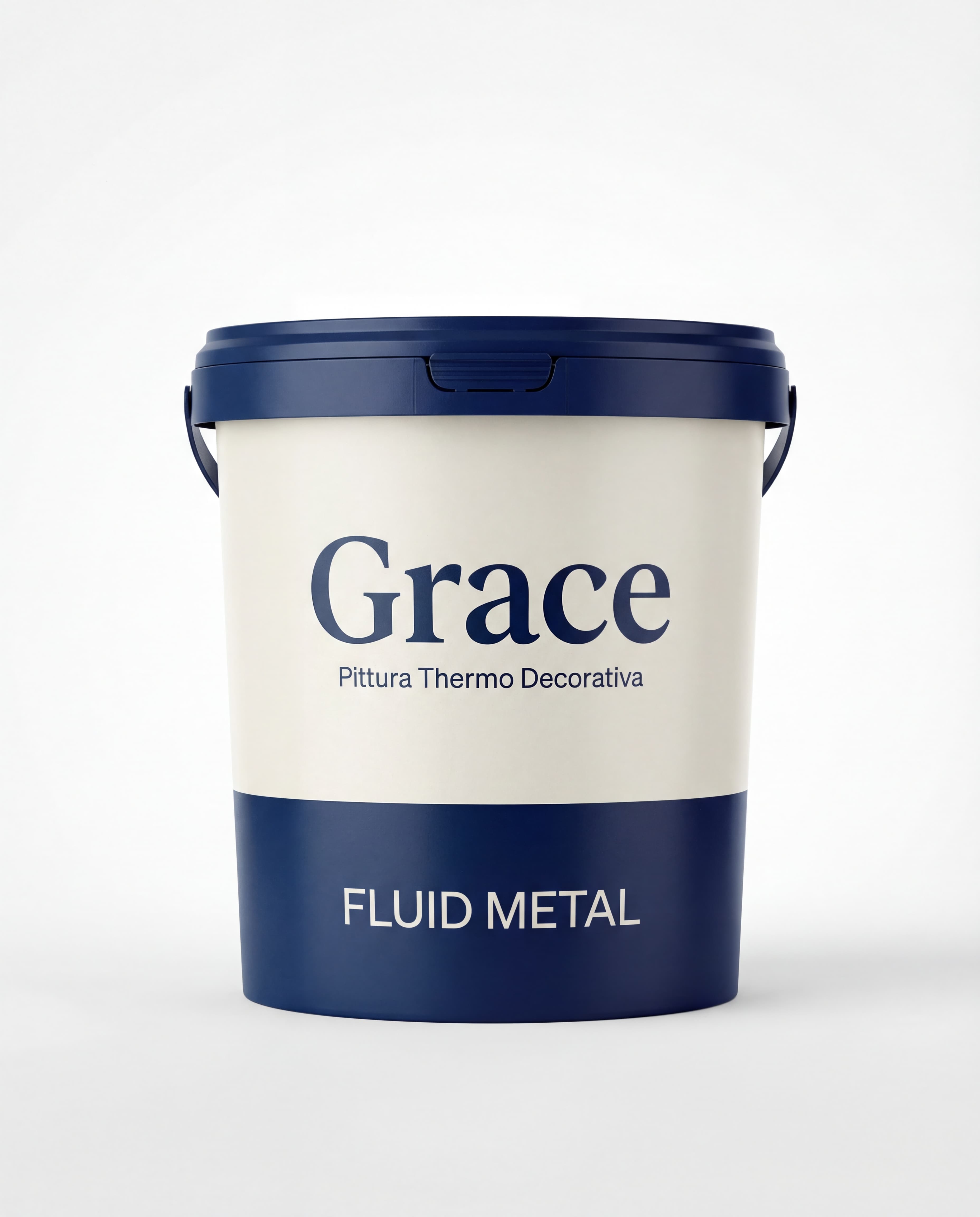 ATRIA LUCE Grace Thermo Silver — Thermal-insulating decorative paint with a fluid-metal Silve