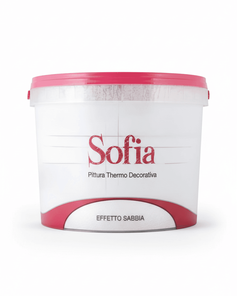 ATRIA LUCE Sofia Thermo Pure — Heat-insulating decorative paint with a sandblasted effect i