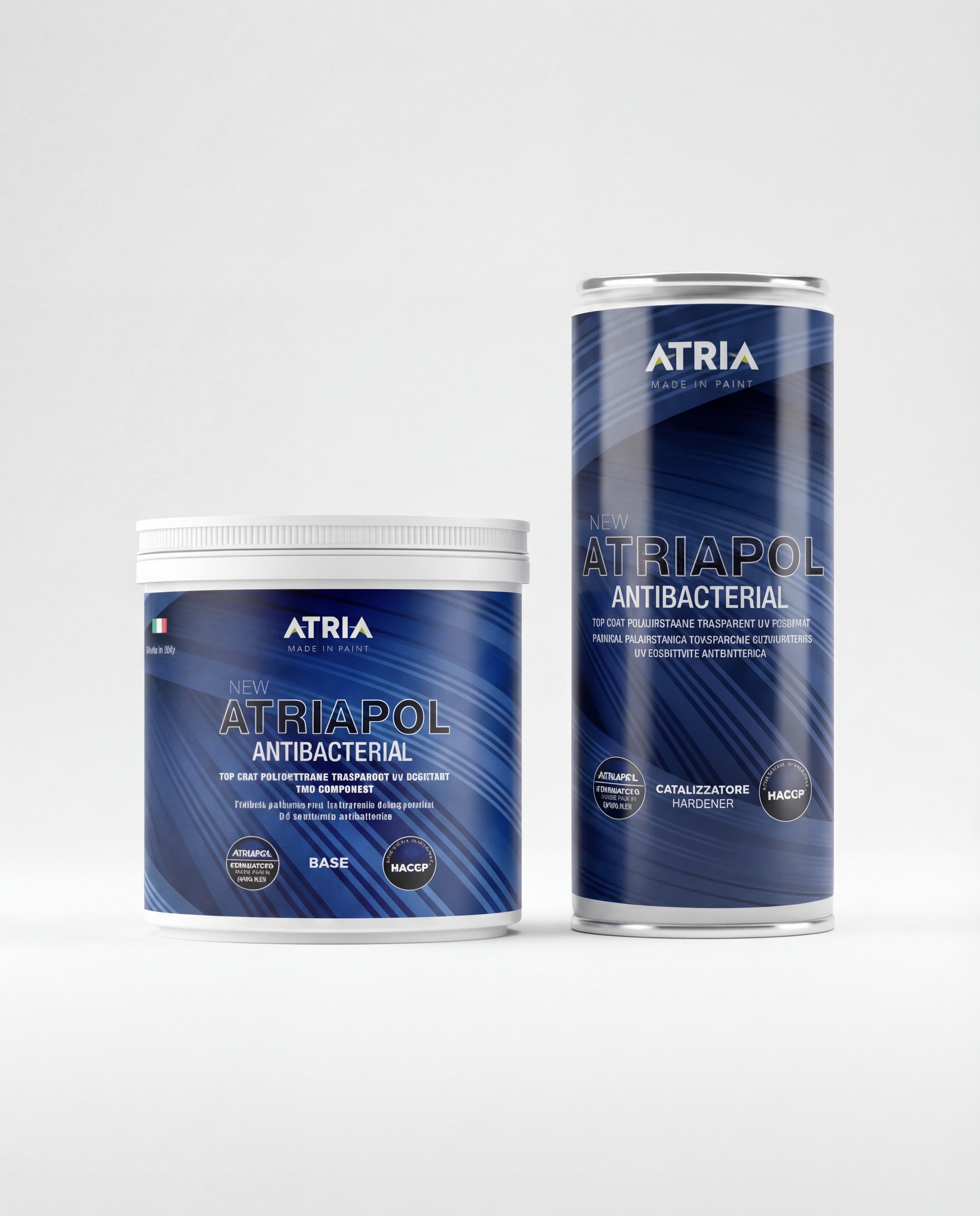 ATRIA PURO Atriapol Antibacterial Matte — Two-component water-dilutable polyurethane UV-resistant tran