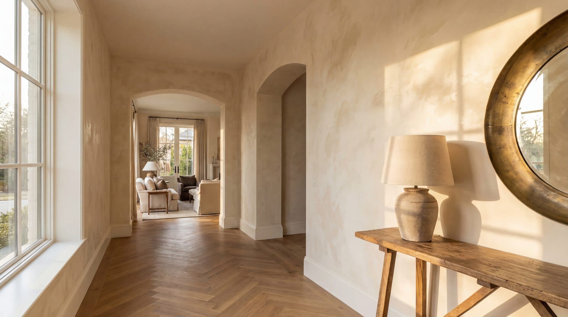 Limewash: Hallway / Entry