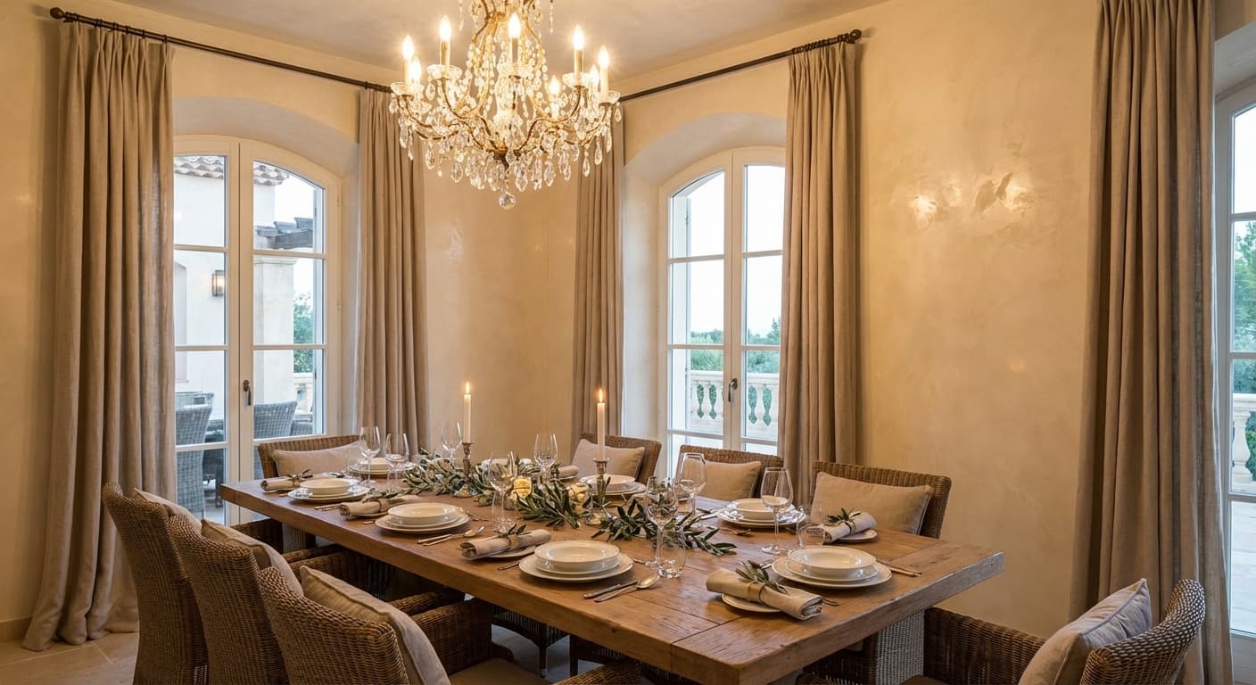 Warm cream venetian plaster walls San Antonio