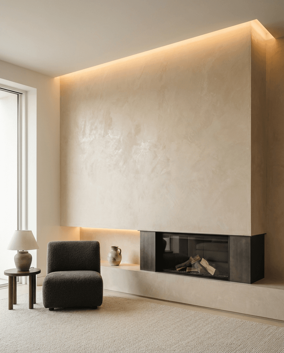 Stone Fireplace Surround