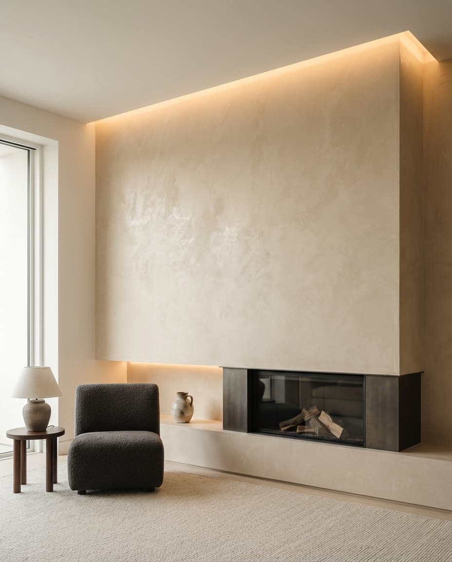 Stone Fireplace Surround