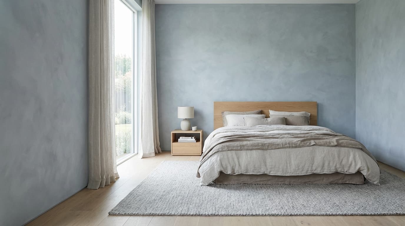 Limewash paint colors on modern interior walls