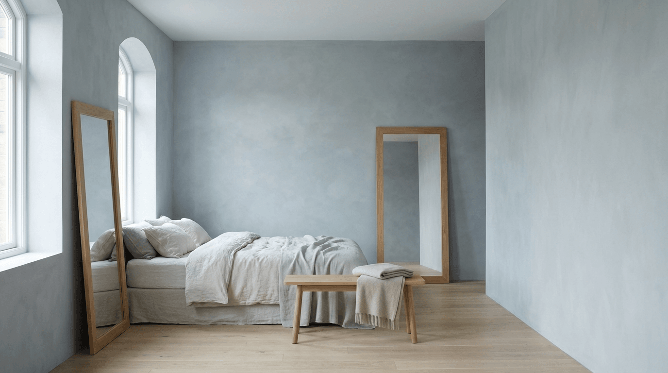 Limewash vs paint comparison — textured limewash wall