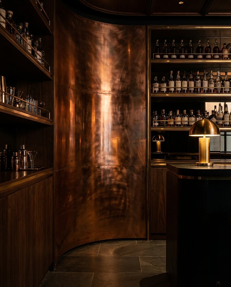 Copper Bar Counter