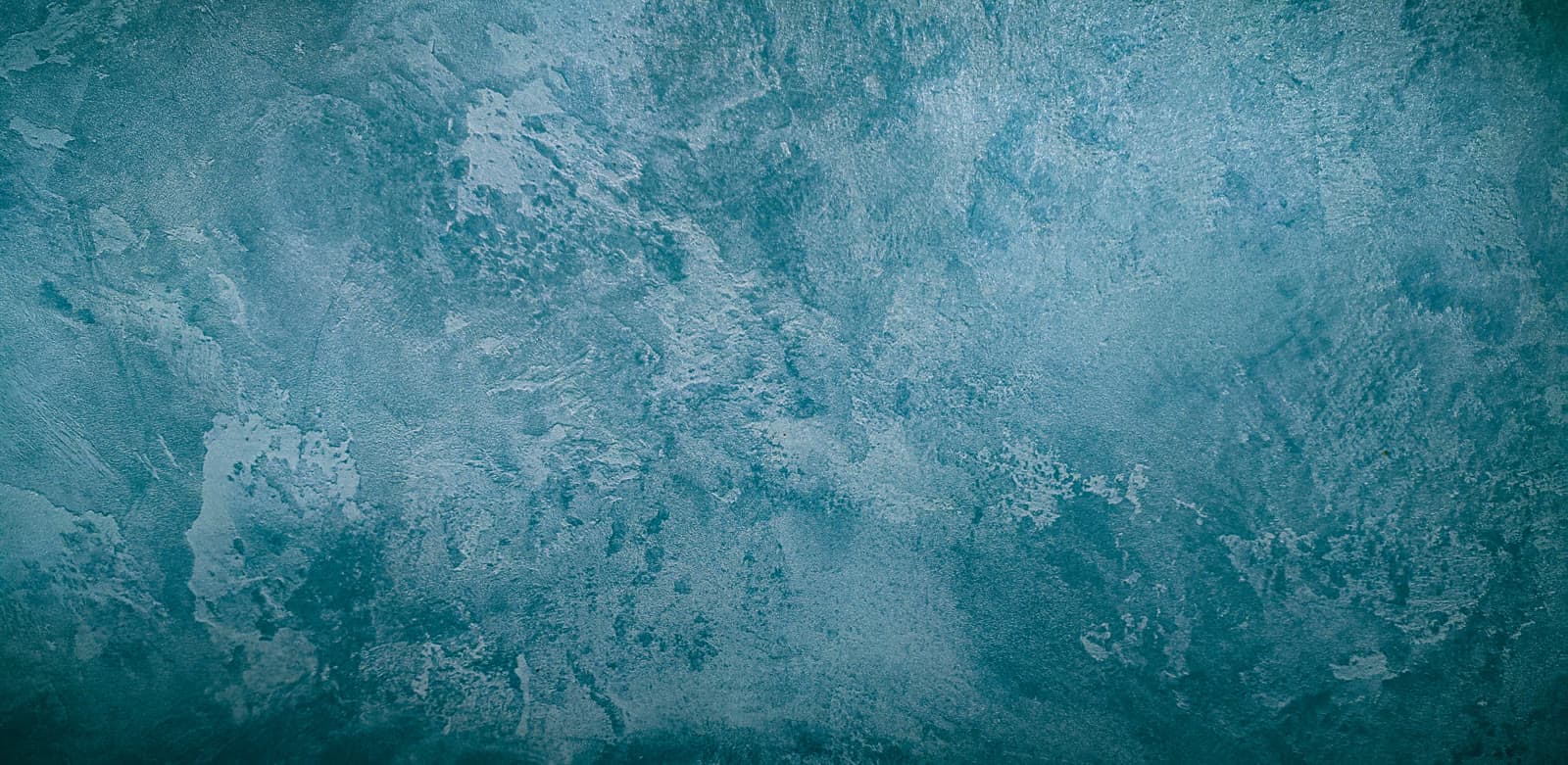 Teal venetian plaster decorative wall texture finish