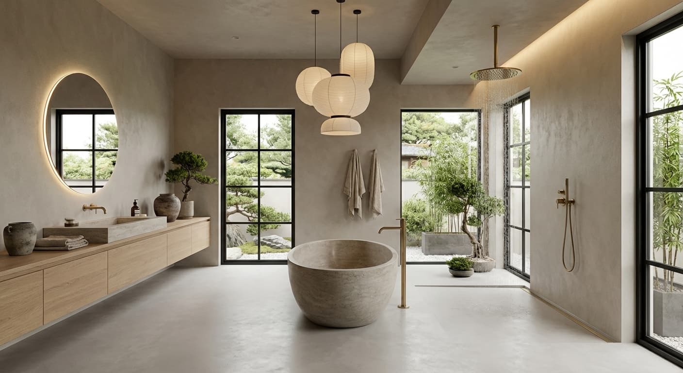 Japandi Bathroom