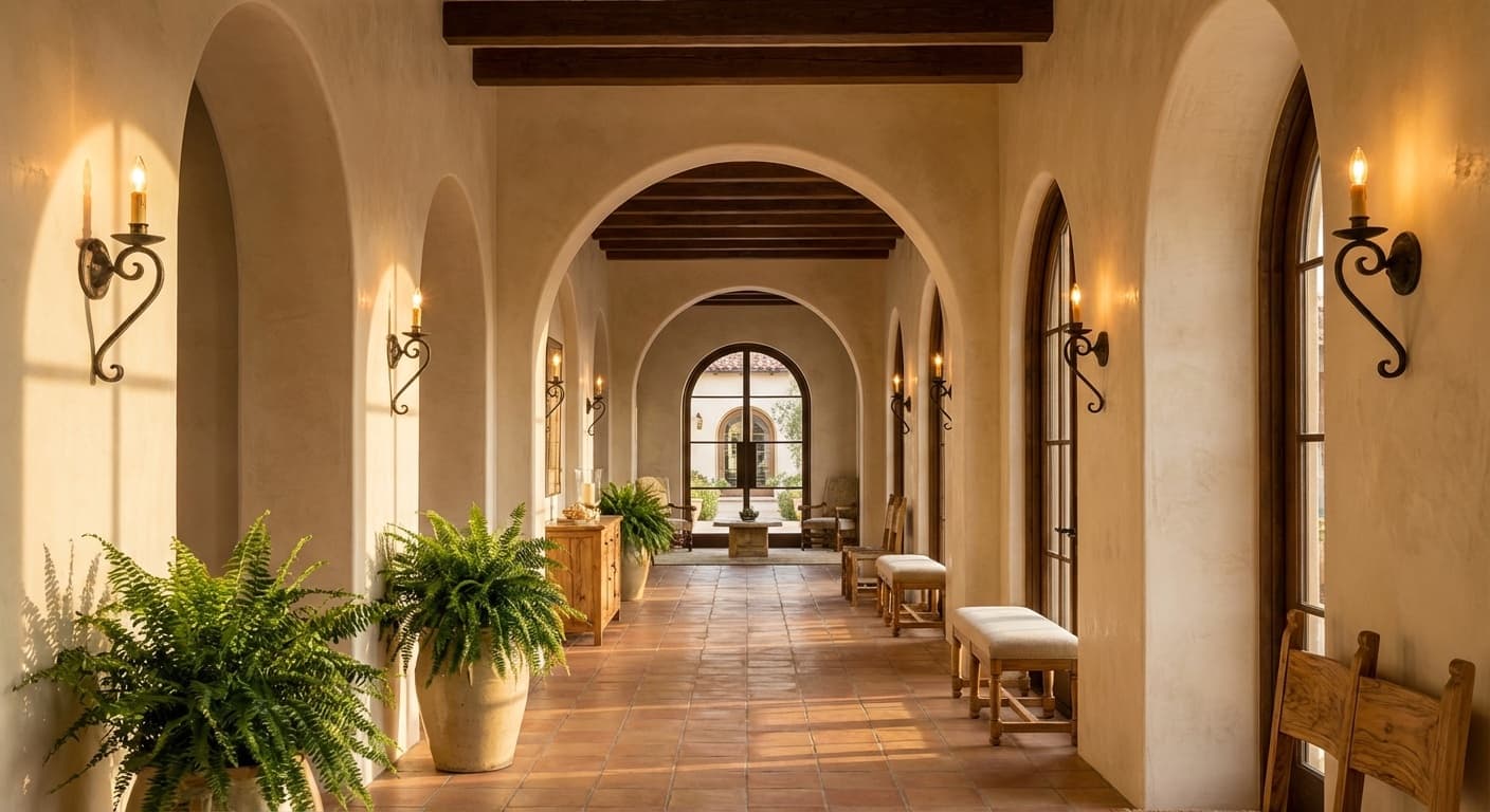 Mediterranean Hallway