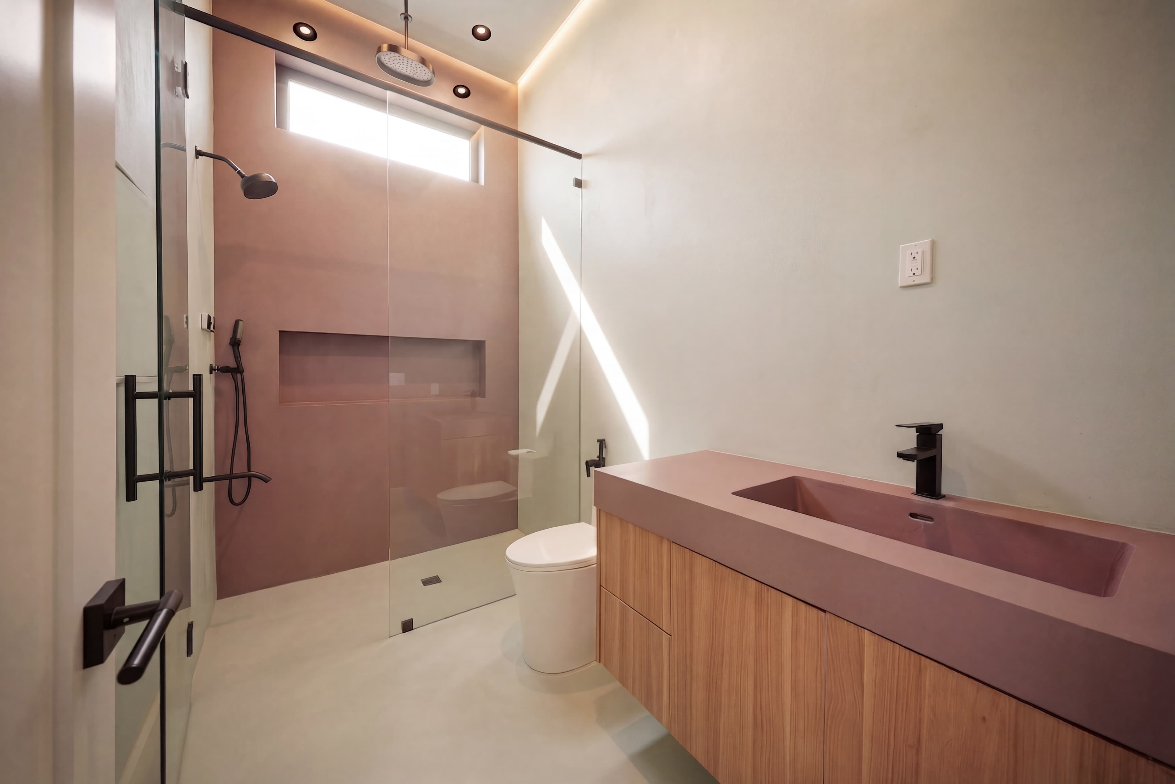 Mauve Bathroom