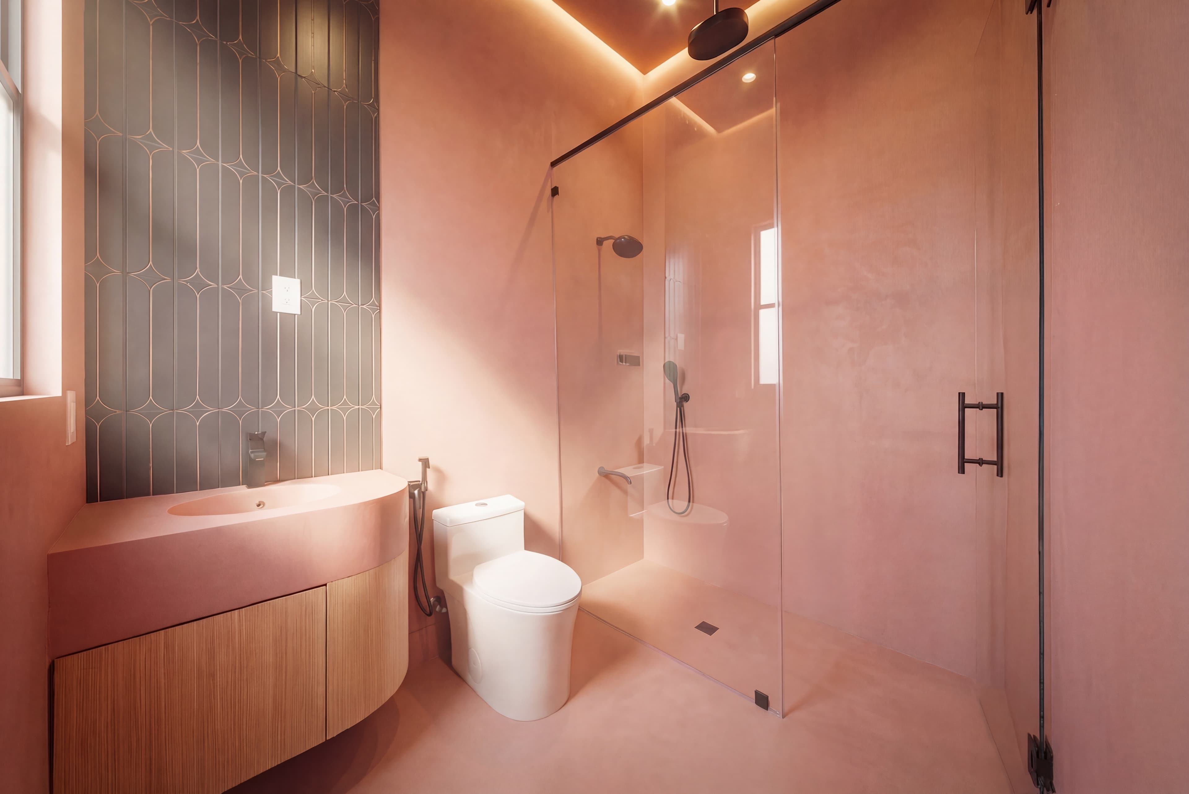 Pink Bathroom