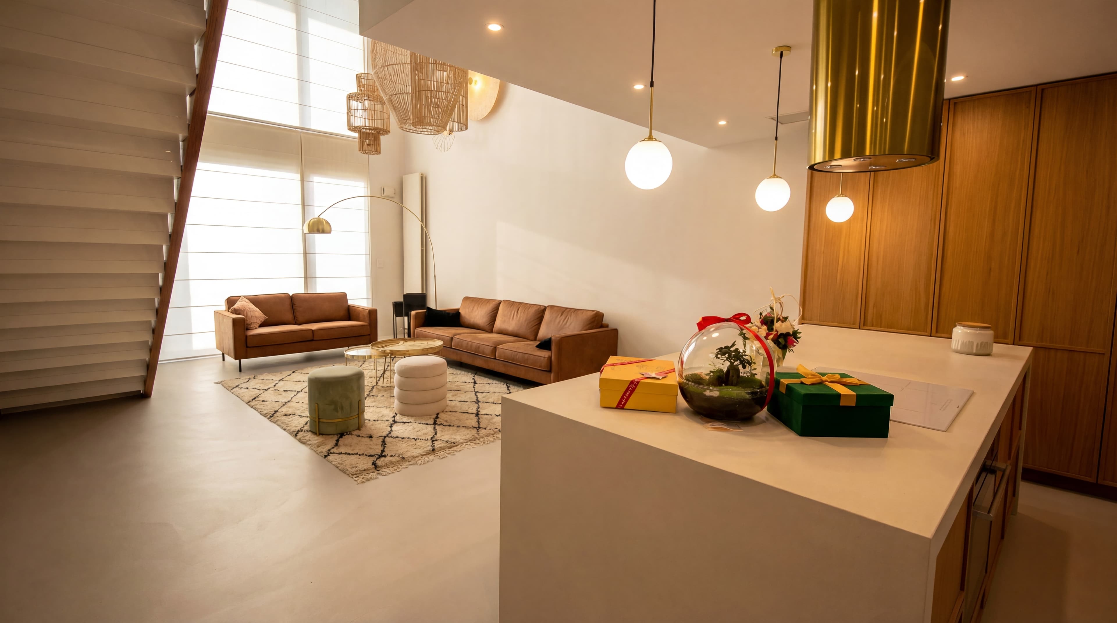 Kitchen to Living