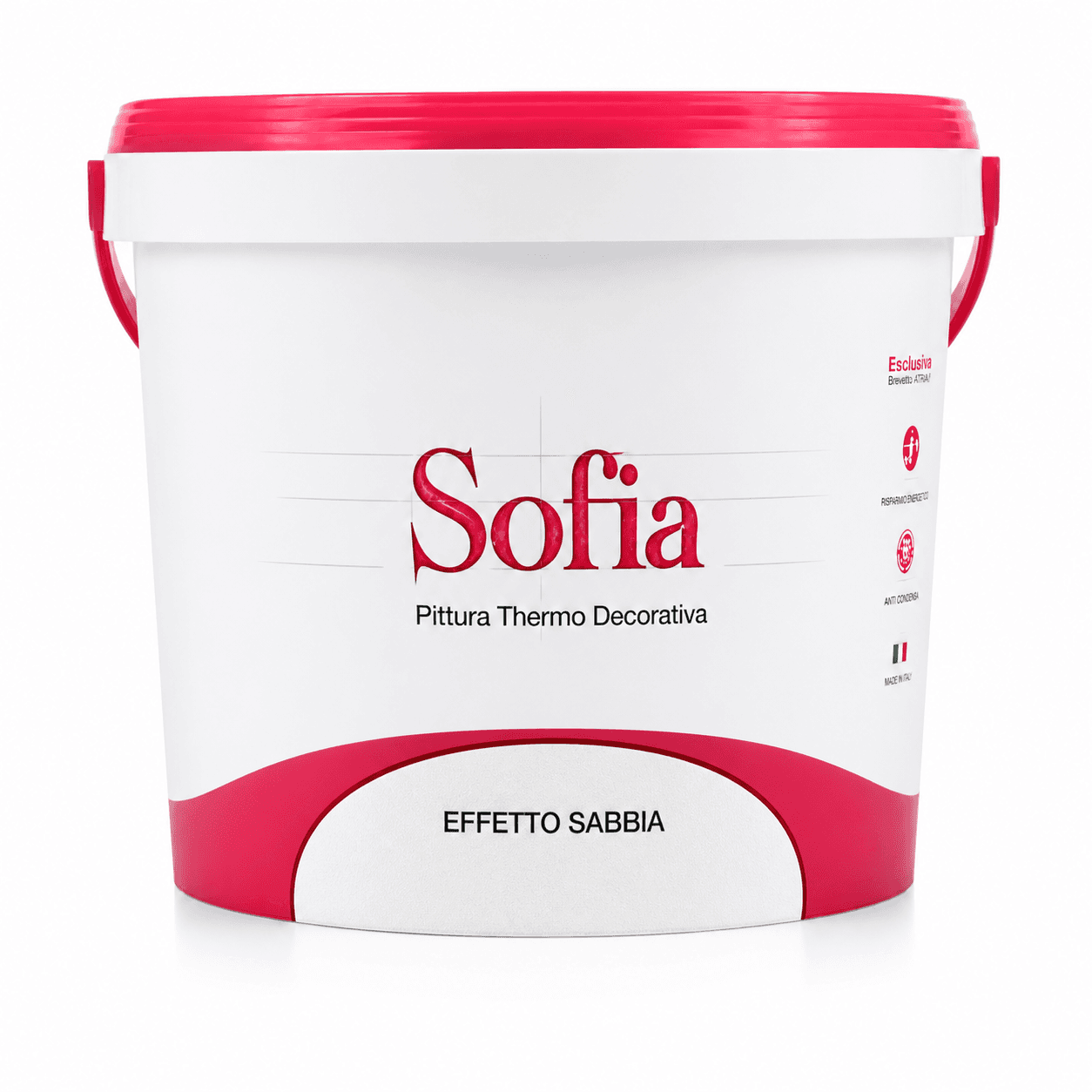 ATRIA LUCE Sofia Thermo Pure — Heat-insulating decorative paint with a sandblasted effect i