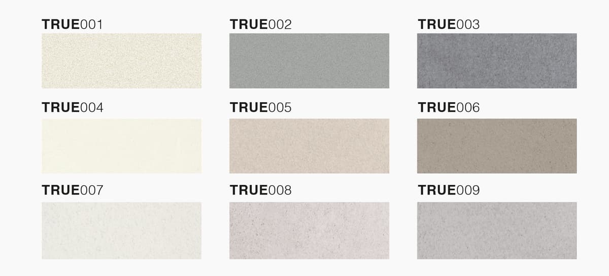 TrueColors TRUE001–TRUE009