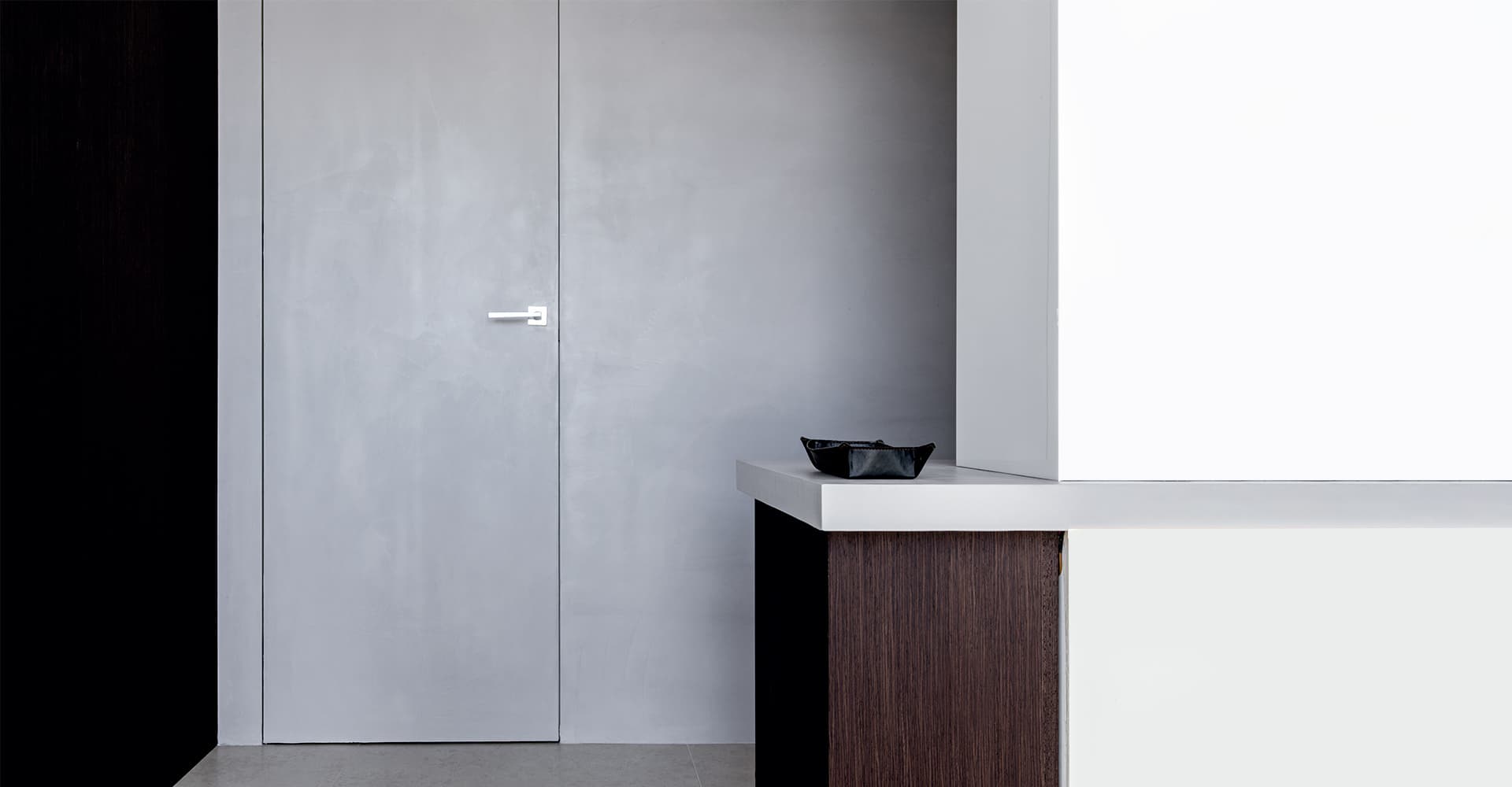 Nicole True Cement — Reception Wall