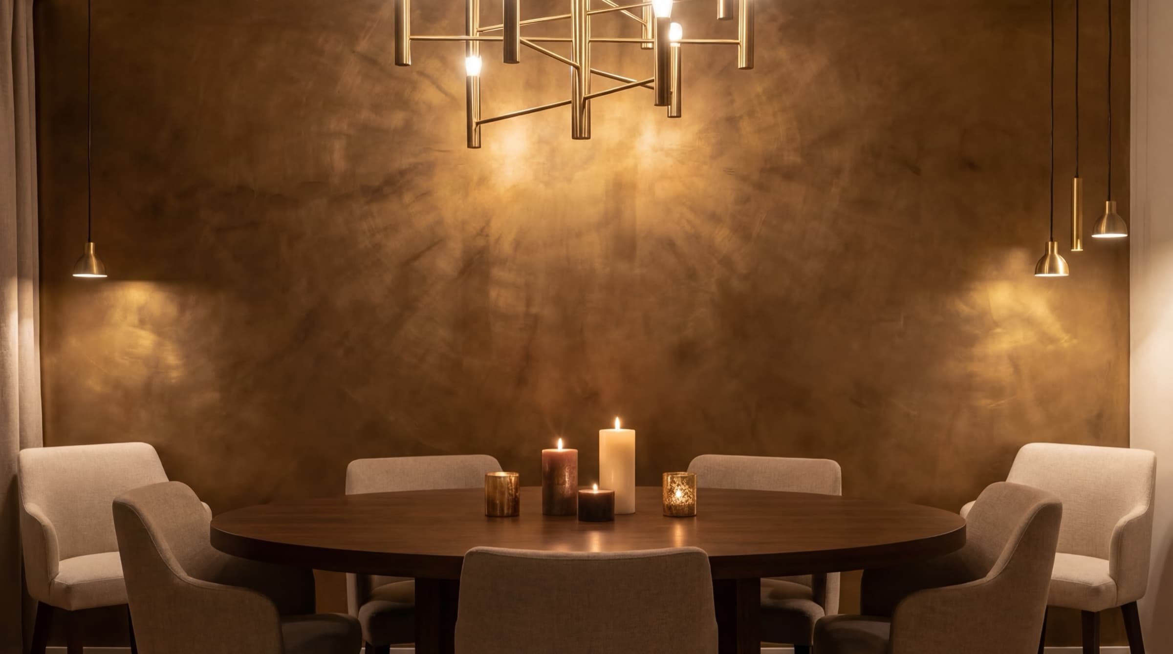 Metallicum Brass — Dining Room