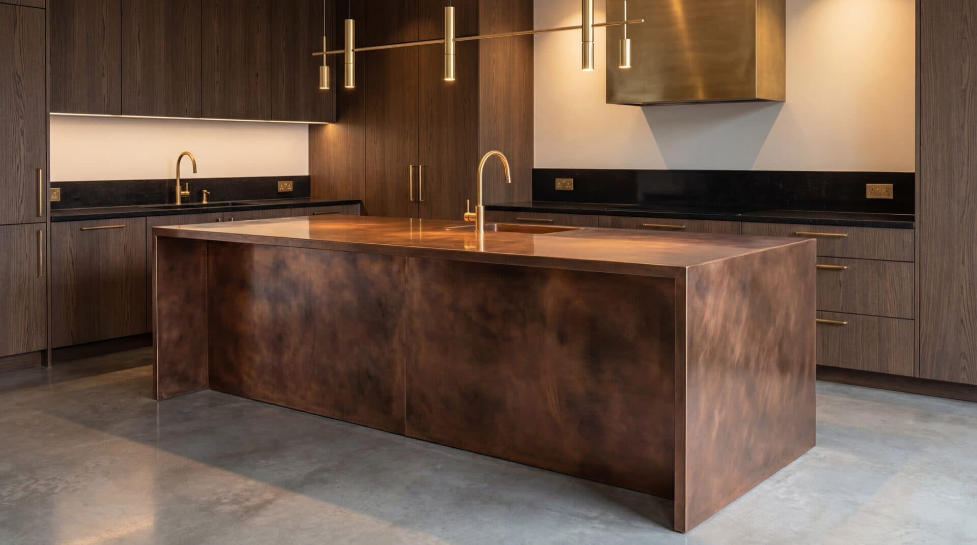 Metallicum Copper — Kitchen Island