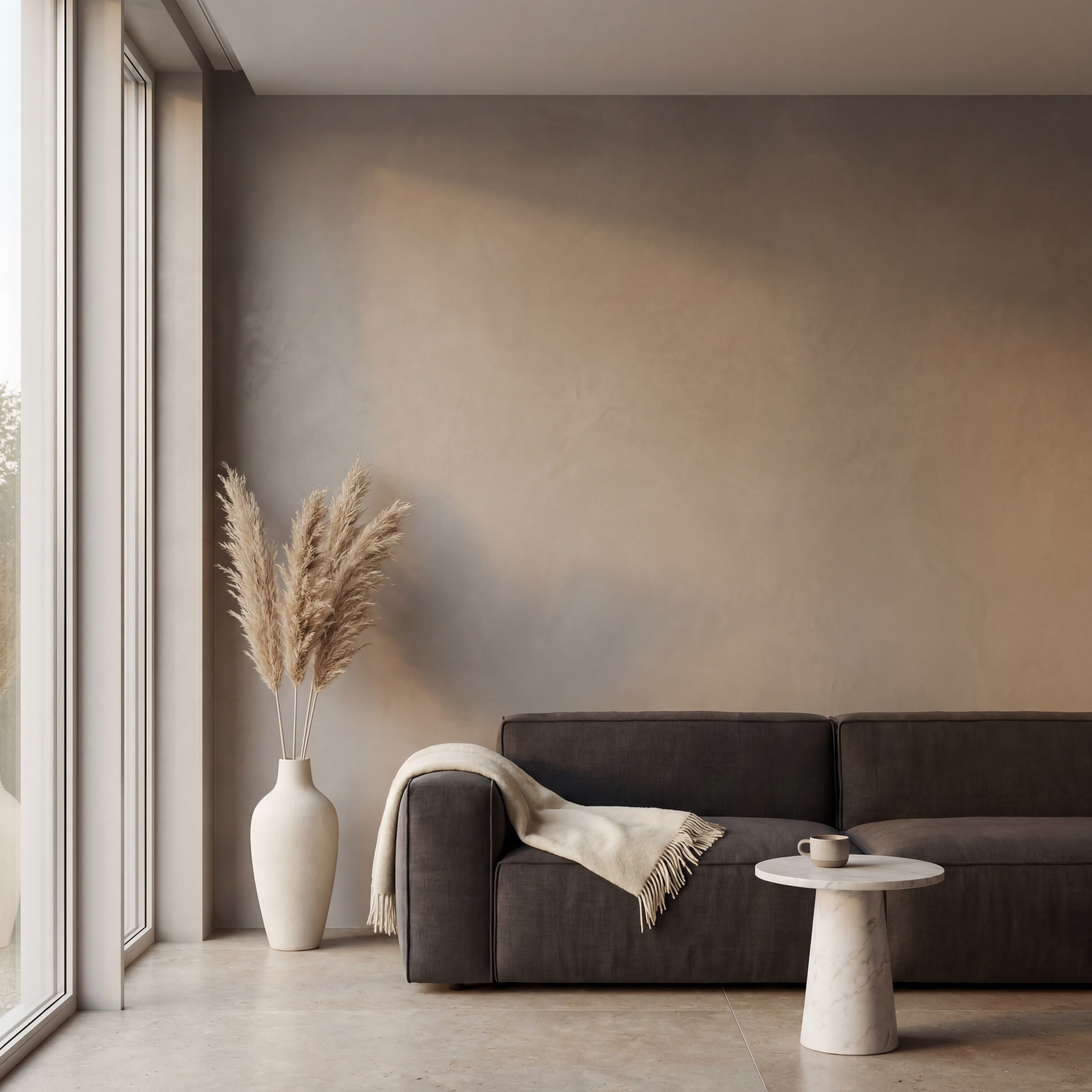 Microcement Living Room