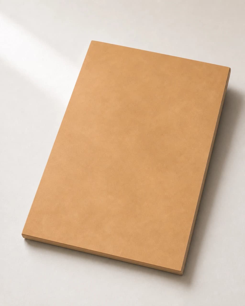 ATRIA Microcement sample board — Ambra (Amber)
