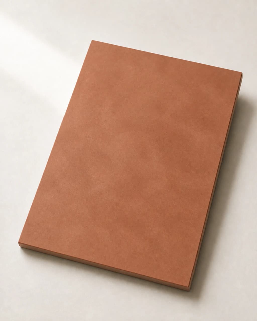 ATRIA Microcement sample board — Argilla (Terracotta)