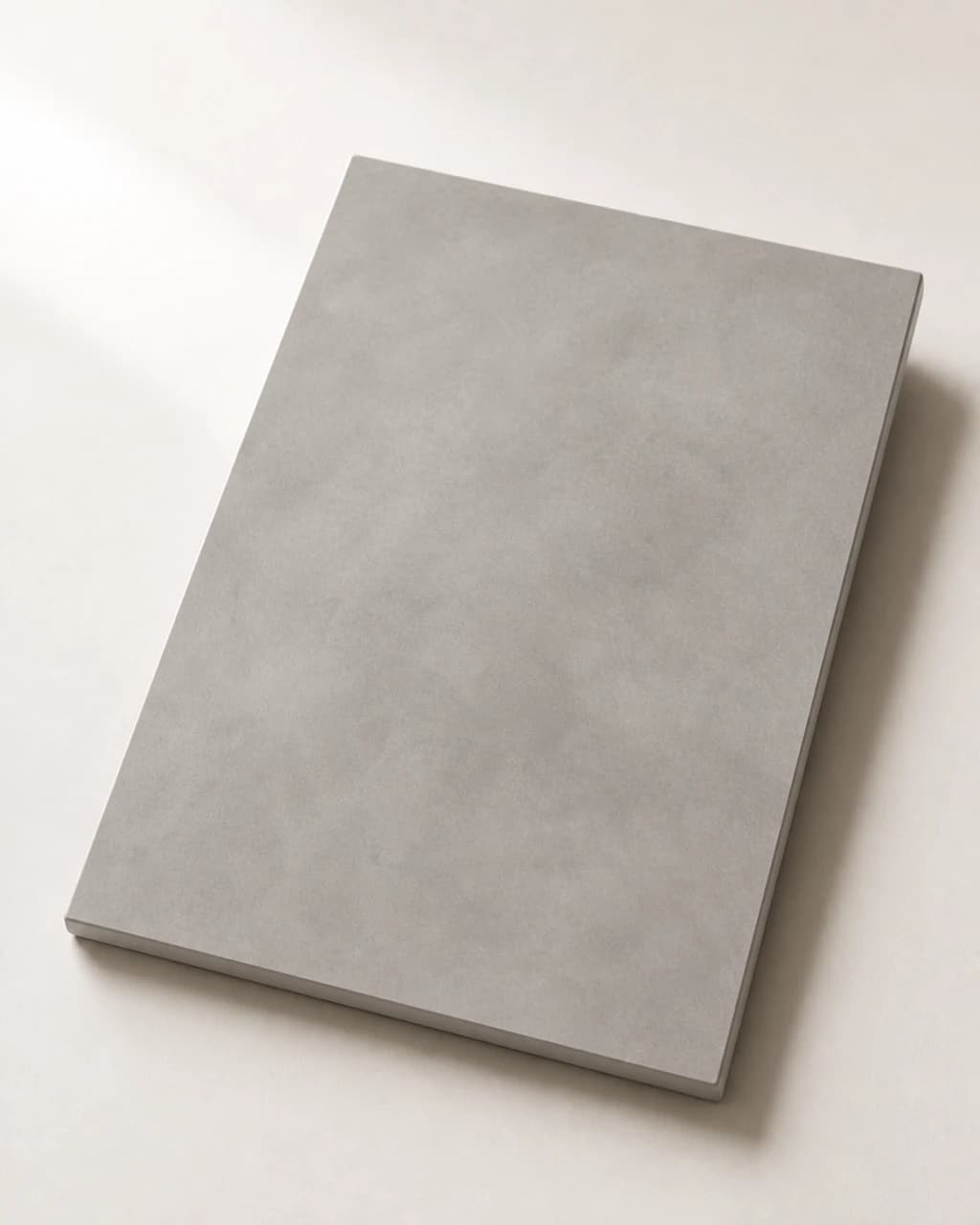 ATRIA Microcement sample board — Cenere (Ash)