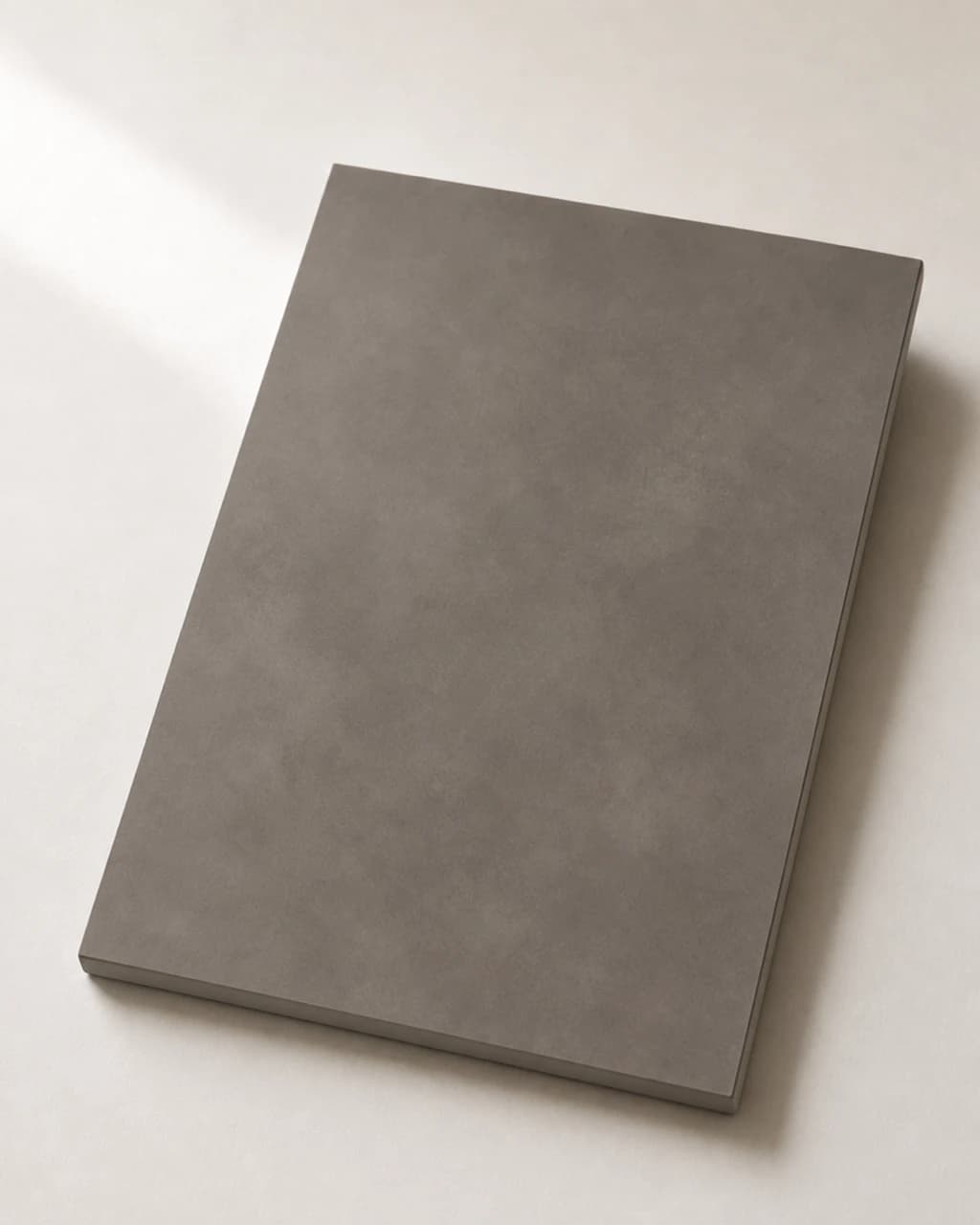 ATRIA Microcement sample board — Fumo (Smoke)