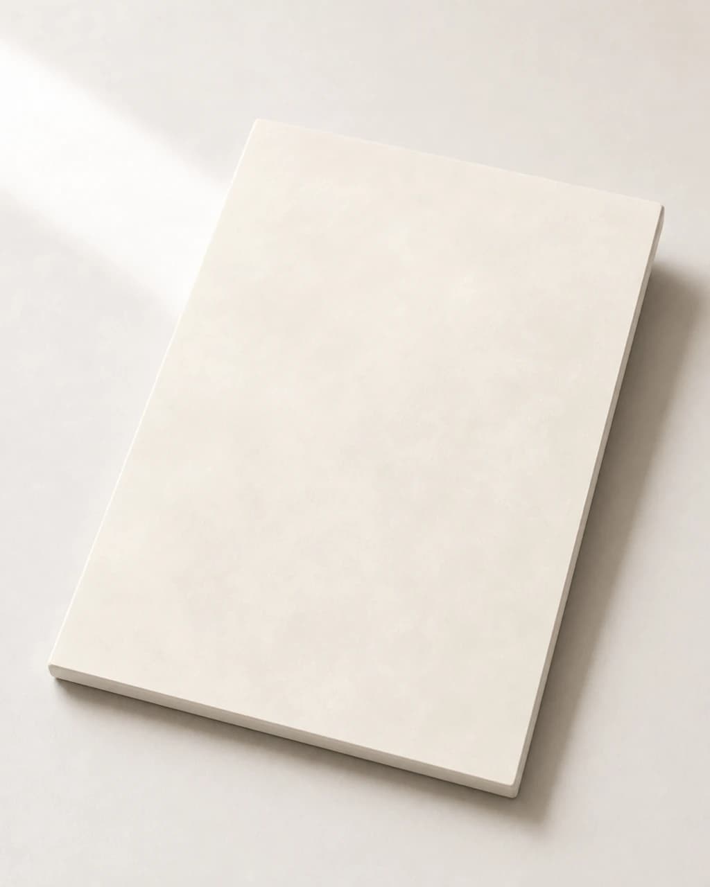 ATRIA Microcement sample board — Latte (Milk)