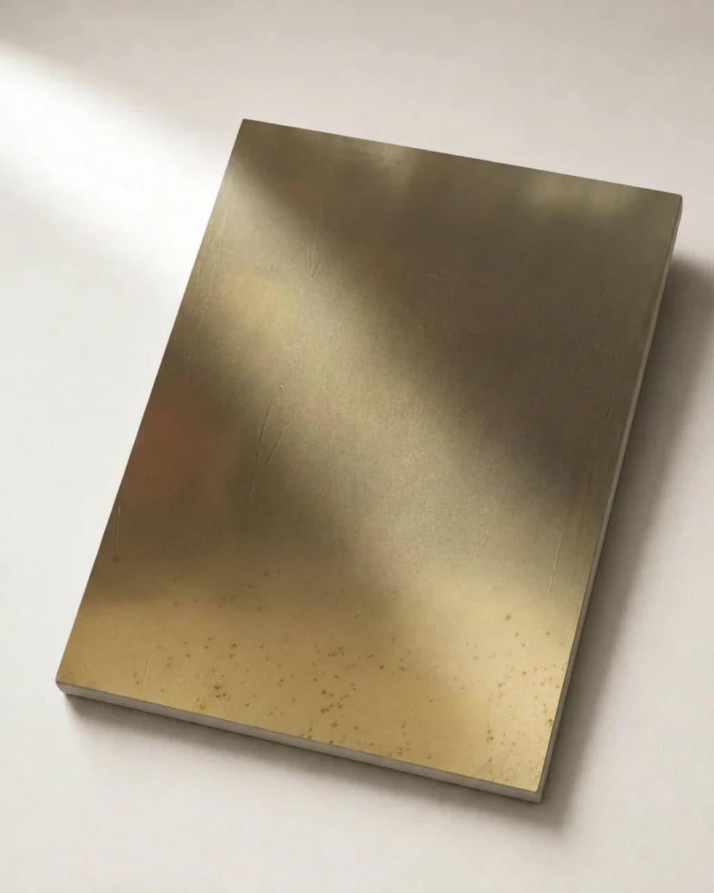 ATRIA Metallicum — Liquid Metal sample board — Gold (polished liquid metal)