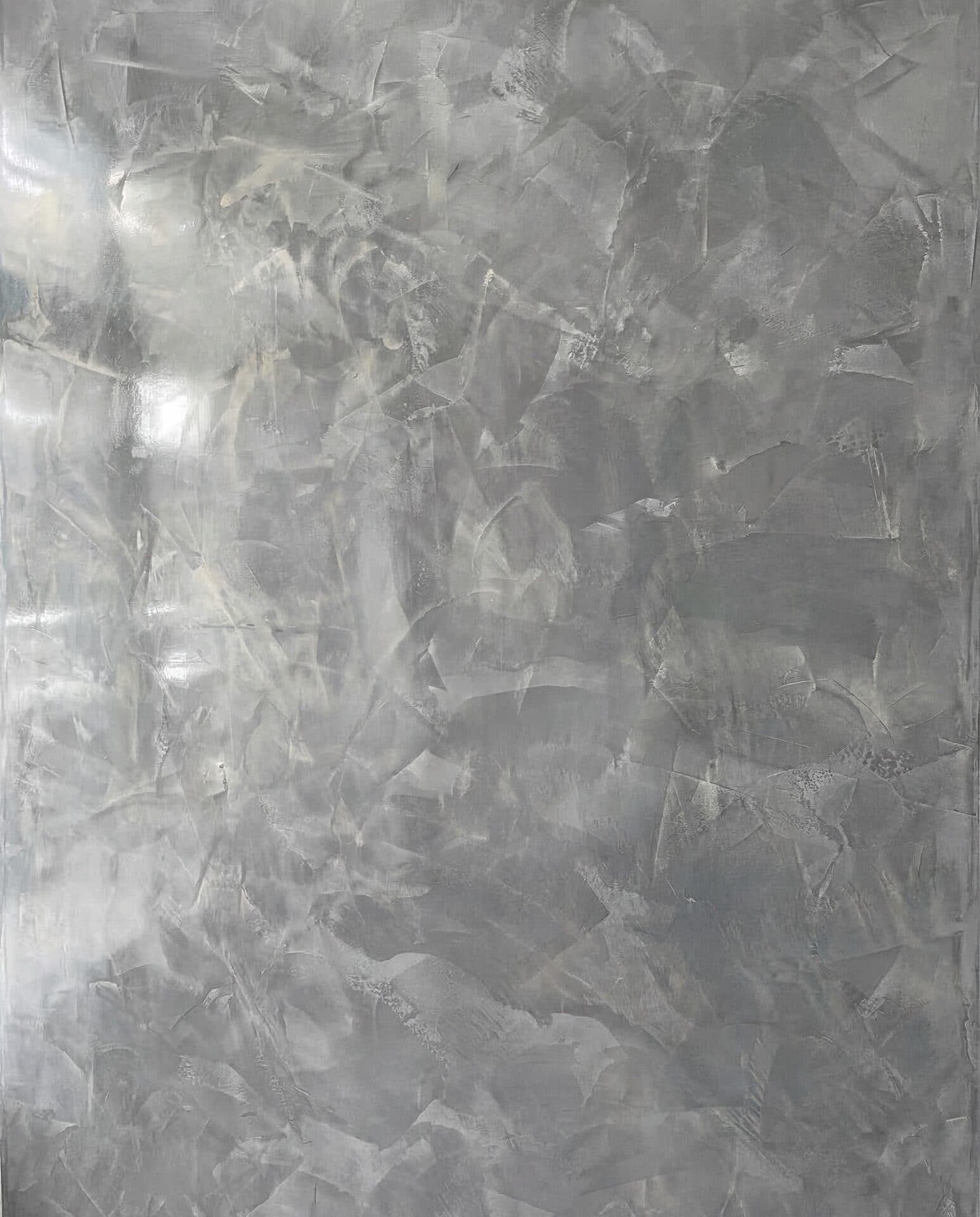 ATRIA Venetian Plaster sample board — Grigio (Contemporary medium gray)